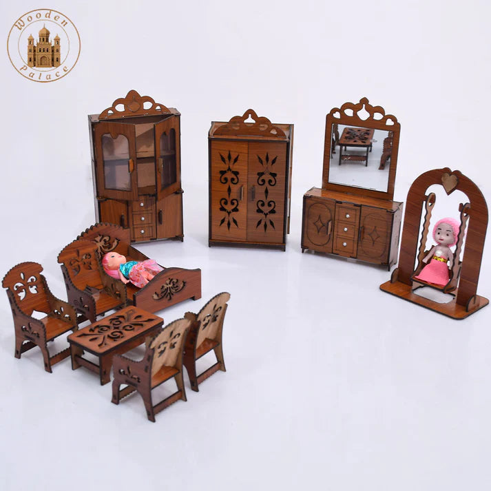 Beautiful Doll House Bedroom Furniture Set Best deal (large size)